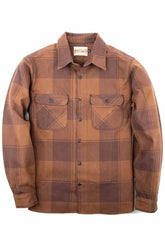 BENSON LS Brown Buffalo Plaid