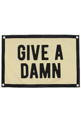 GIVE A DAMN CAMP FLAG