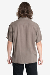 HEMP MINIMAL THRILLS BOWLING SHIRT Light Canteen