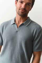 GREYSON SWEATER POLO Slate
