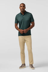 HALYARD POLO Pine Block Dot