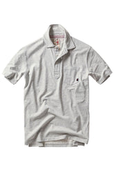 FINELINE JERSEY POLO Stone/White