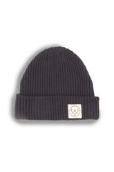 FISHERMAN BOX LABEL BEANIE Vintage Black