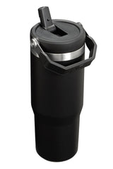 ICEFLOW FLIP STRAW TUMBLER 30oz Black 2.0