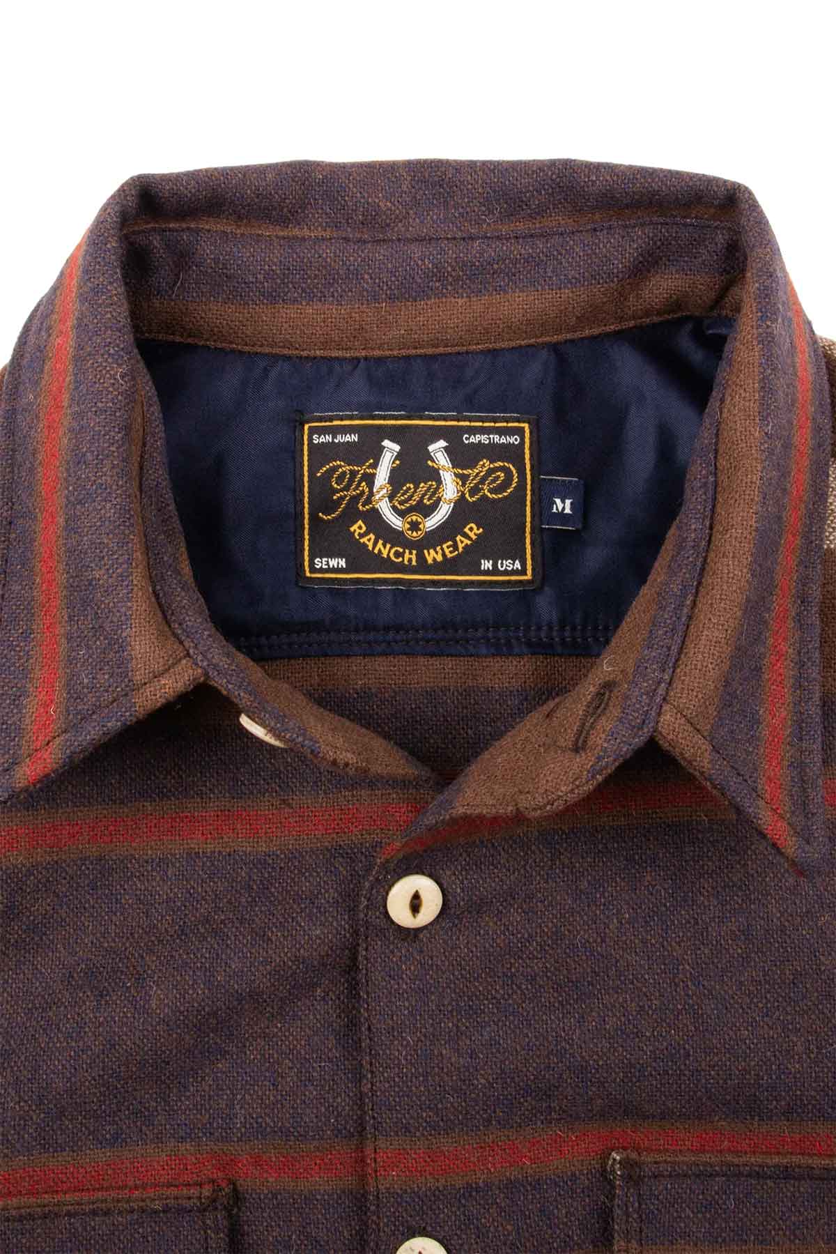 BENSON LS Brown Stripe