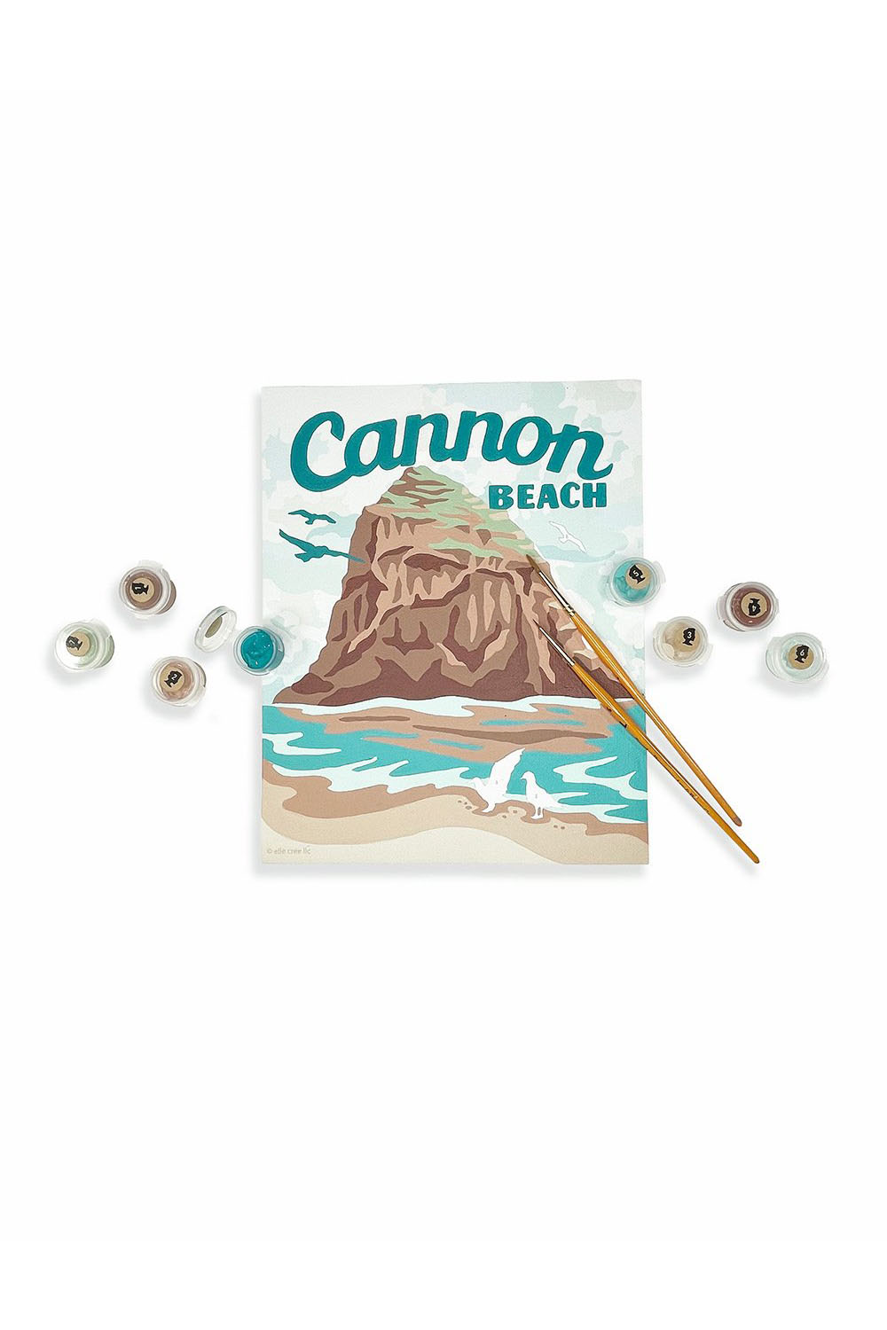 HAYSTACK ROCK PAINT BY NUMBER