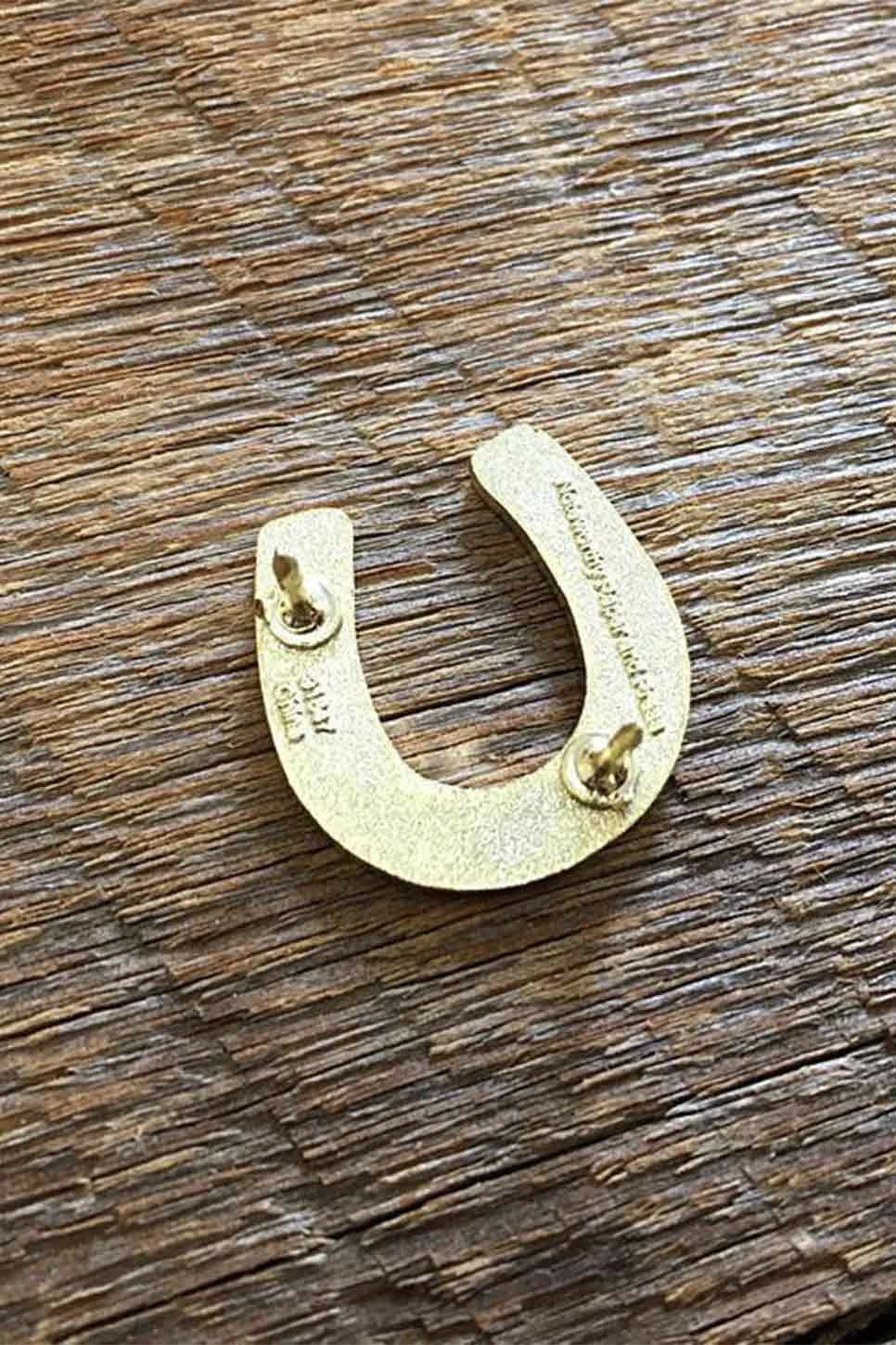 HORSESHOE ENAMEL PIN