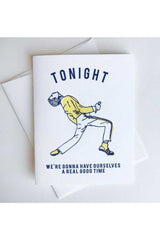 Freddie Mercury Tonight Card