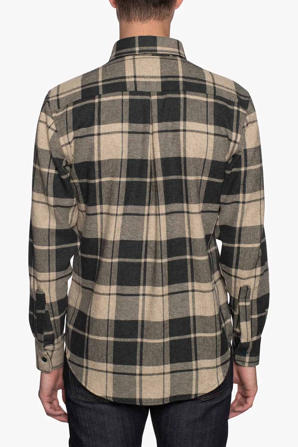 HEAVYWEIGHT VINTAGE FLANNEL WORK SHIRT