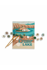 CRATER LAKE PAINT BY NUMBER