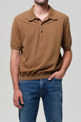 BANDED POLO Vintage Kelp