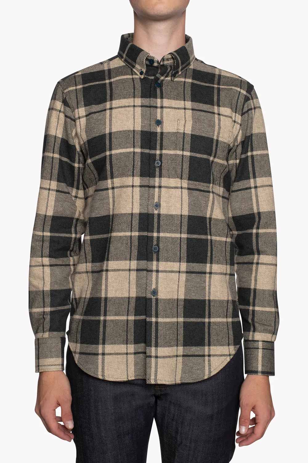 HEAVYWEIGHT VINTAGE FLANNEL WORK SHIRT