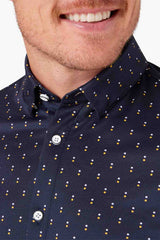 HALYARD SS Navy Double Dot
