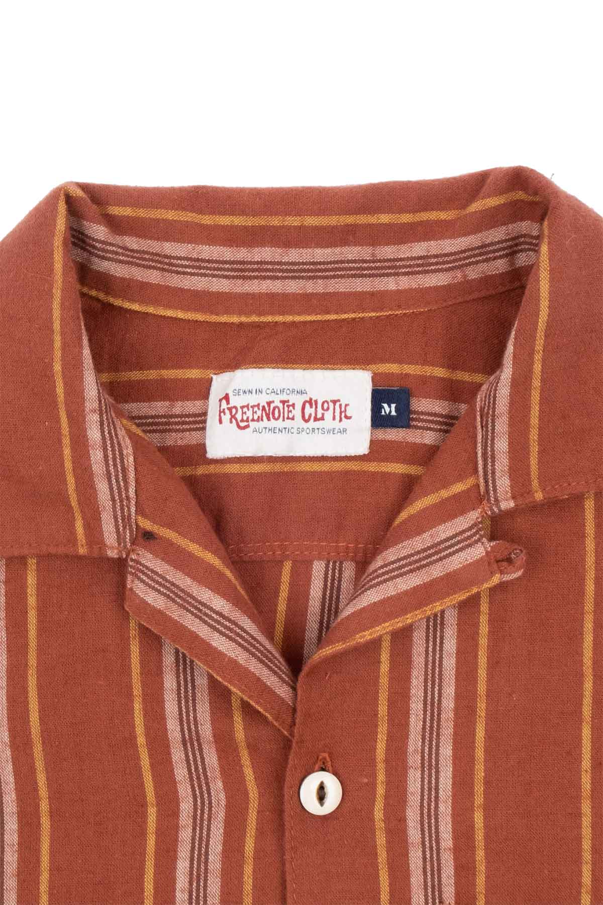HAWAIIAN SS Rust Stripe