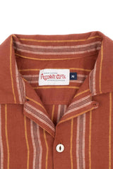 HAWAIIAN SS Rust Stripe