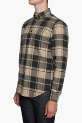 HEAVYWEIGHT VINTAGE FLANNEL WORK SHIRT