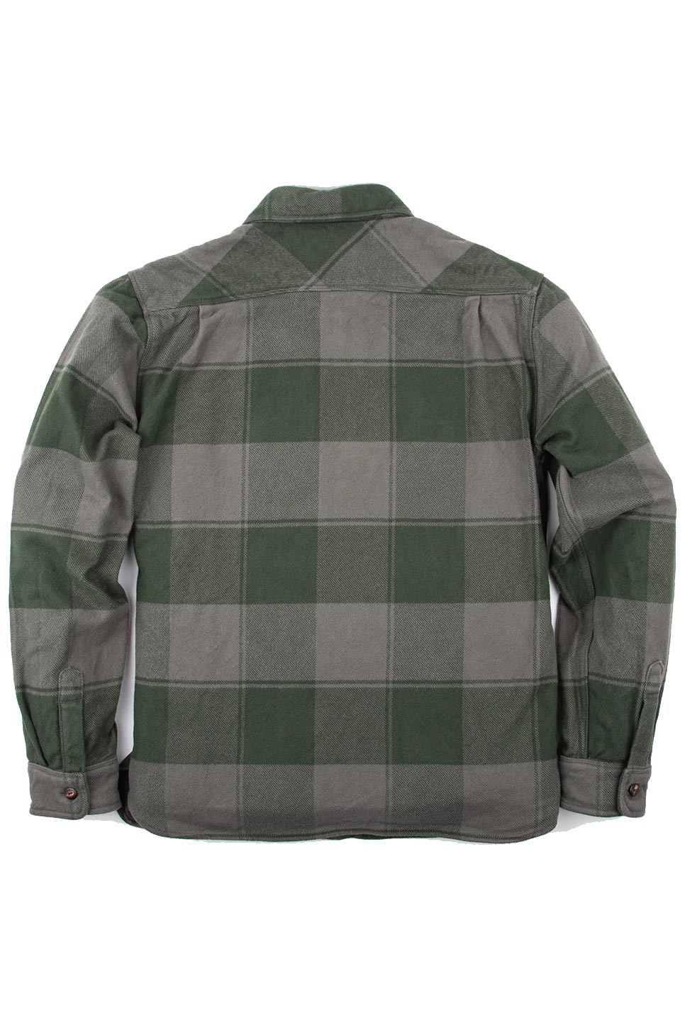 BENSON LS Olive Buffalo Plaid