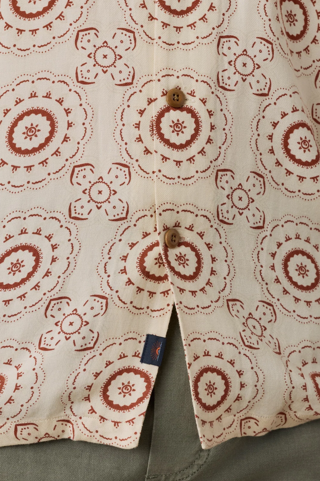 BALI CAMP SS Cream Sunburst Bloom
