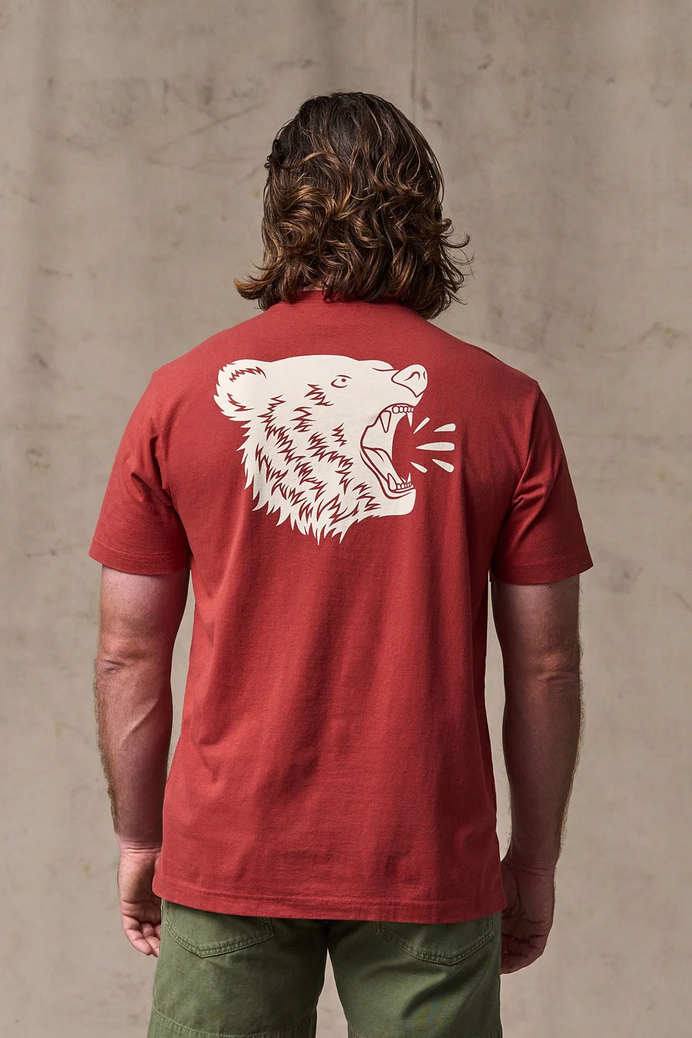 BEAR GRAPHIC T-SHIRT Chili Oil