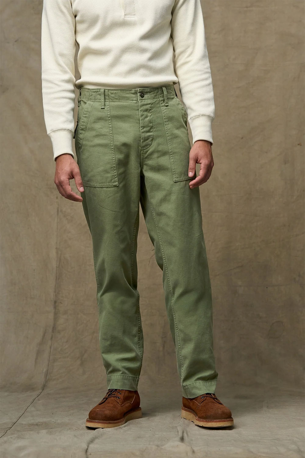 FIELD SUPPLY PANTS Washed Fatigue Green