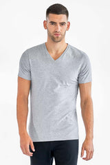 BASIC V-NECK Grey