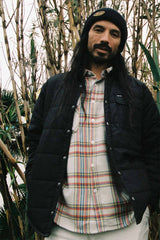 BOWERY LS FLANNEL White Smokey/Yellow/Casa Red