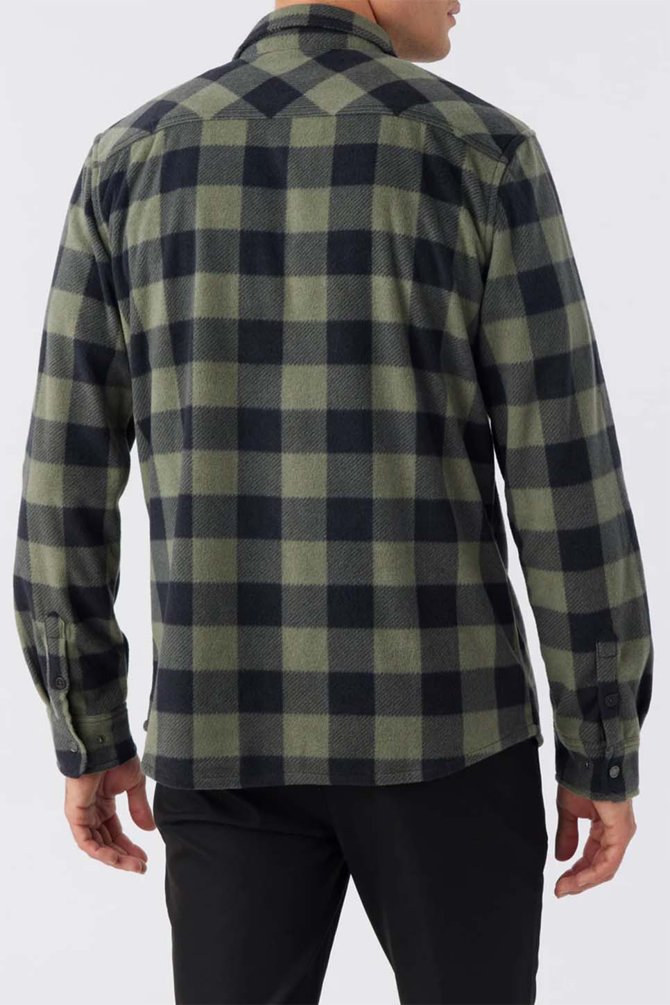 GLACIER PLAID SUPERFLEECE Dark Olive
