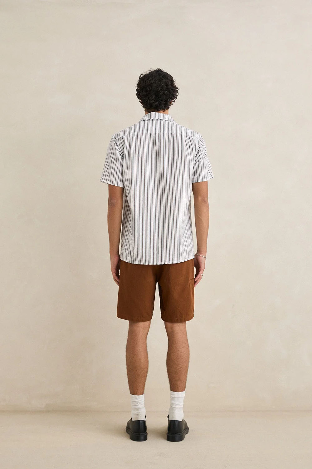 ESSENTIAL HERRINGBONE SHORT Brown