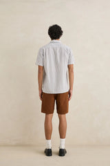 ESSENTIAL HERRINGBONE SHORT Brown