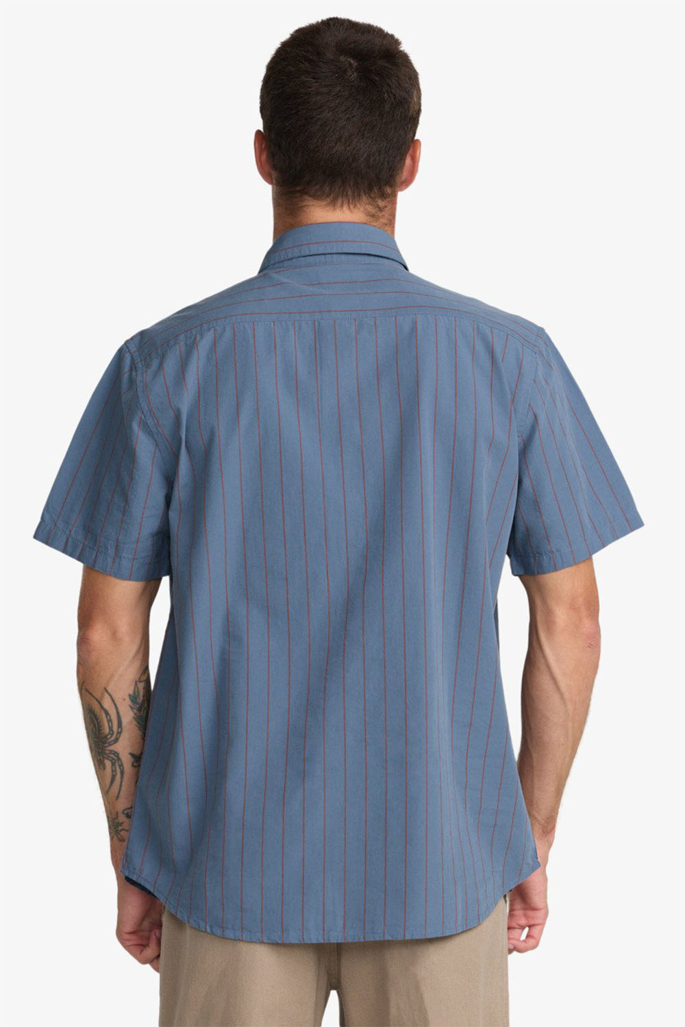 DAYSHIFT WORKWEAR STRIPE SS Vintage Navy