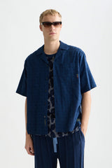 EMBROIDERED STRUCTURED SS Pageant Blue