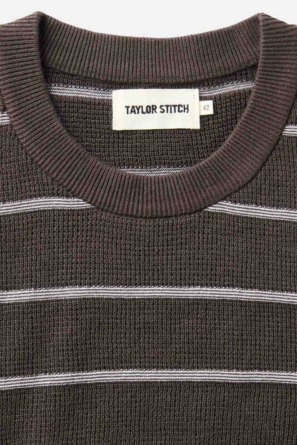 BRODY SWEATER TEE Espresso Stripe