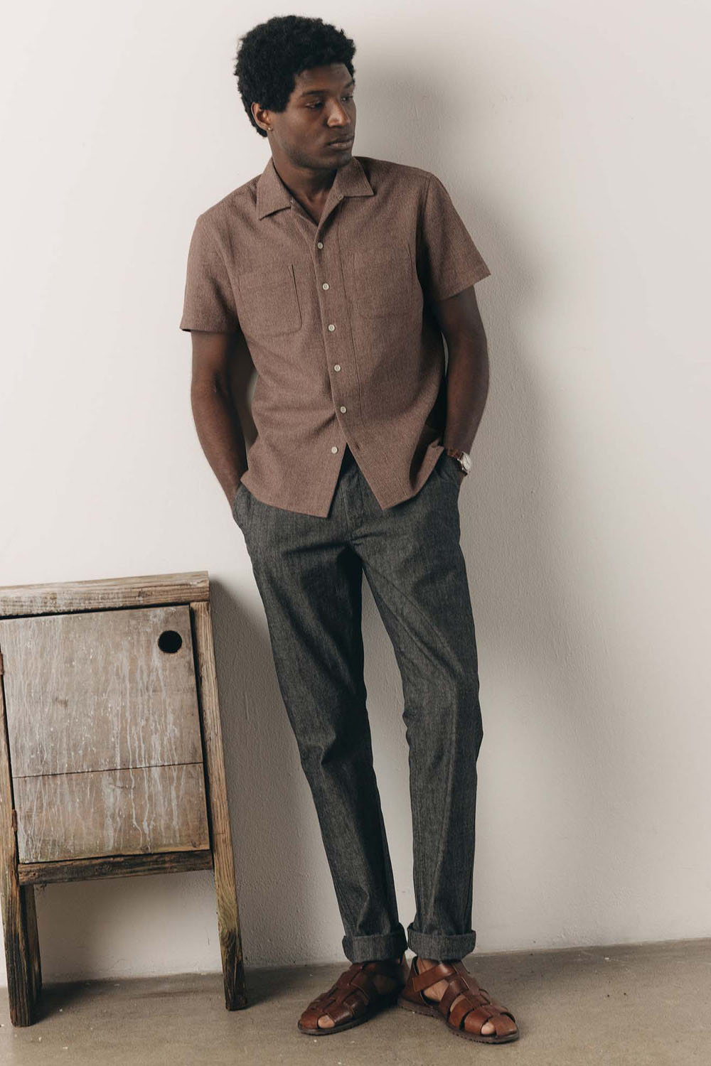 CONRAD SS SHIRT Port Twist