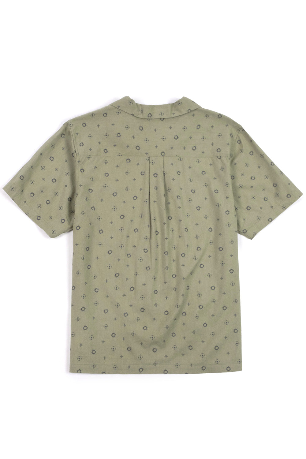 DAYTRIPPER SHIRT Tossed Motif Oil Green