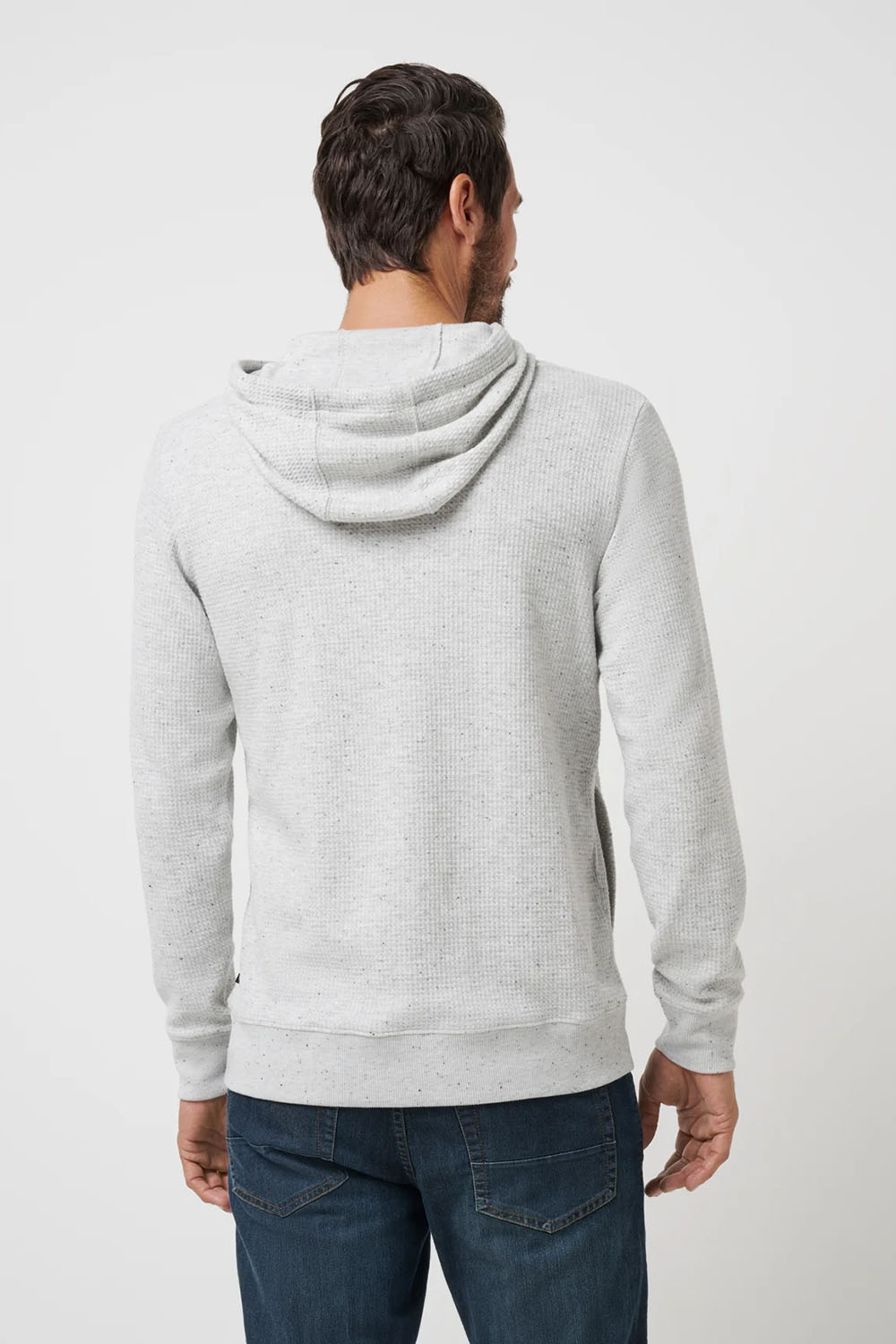 CLOUD WAFFLE HOODIE Light Grey