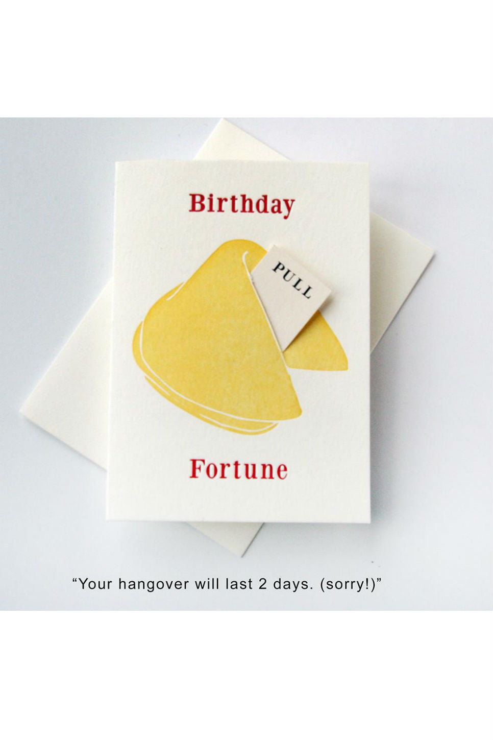 Fortune Bday Hangover Card